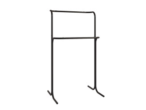 Wieszak na ubrania stojący Duo 80 cm - czarny matowy