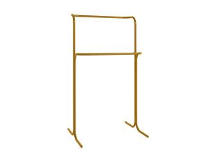 Wieszak na ubrania stojący Duo 80 cm - złoty