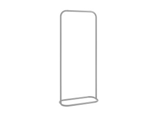 Wieszak na ubrania stojący Minimal 60 cm - srebrny