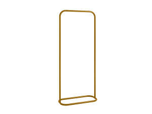 Wieszak na ubrania stojący Minimal 60 cm - złoty
