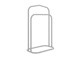 Wieszak na ubrania stojący Kamerdyner 60 cm - srebrny