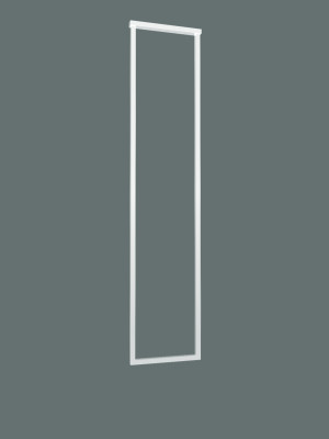 Wieszak sufitowy pojedynczy Long do karton-gipsu XS - biały matowy