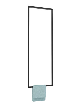 Wieszak sufitowy pojedynczy Long do karton-gipsu S - czarny matowy