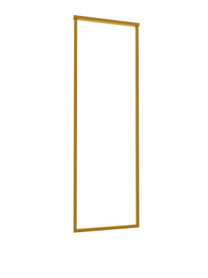 Wieszak sufitowy pojedynczy Long do karton-gipsu S - złoty