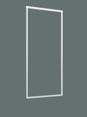 Wieszak sufitowy pojedynczy Long do karton-gipsu M - biały matowy