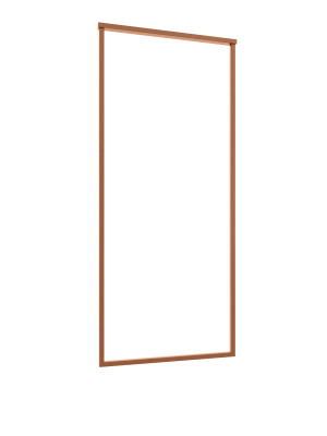 Wieszak sufitowy pojedynczy Long do karton-gipsu M - miedziany