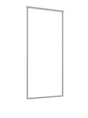 Wieszak sufitowy pojedynczy Long do karton-gipsu M - srebrny