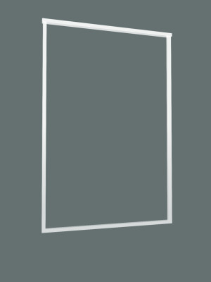 Wieszak sufitowy pojedynczy do karton-gipsu L - biały matowy