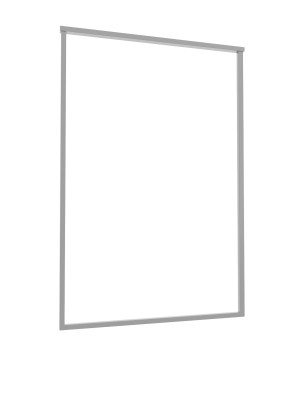 Wieszak sufitowy pojedynczy do karton-gipsu L - srebrny