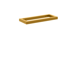 Wieszak na ręczniki ścienny pojedynczy B XS - złoty