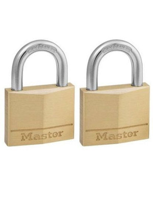 130EURT Zestaw dwóch kłódek otwieranych jednym kluczem Master Lock