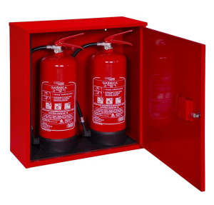 Szafka na 2 gaśnice 4-6 kg zawieszana SG4/6-Z-2
