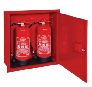 Wnękowa szafka na 2 gaśnice 4-6 kg SG4/6-W-2