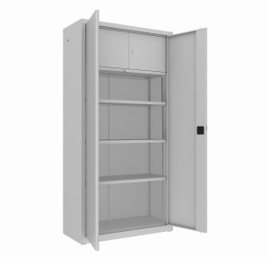 Metalowa szafa biurowa z drzwiami skrzydłowymi SBM 204 M LX