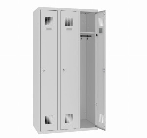 SUM 330 W Potrójna szafa pracownicza BHP do szatni