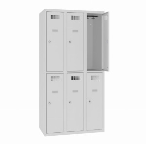 SUS 332 W Metalowa szafa na podręczniki dla 6 uczniów