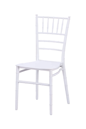 Krzesło Chiavari Tiffany Simple białe