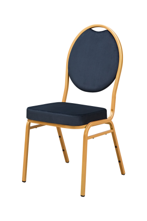 Krzesło Herman Modern czarne welur