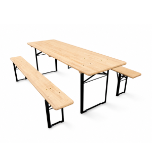 Zestaw piwny browarniany Woody Solid 220x70 sosna