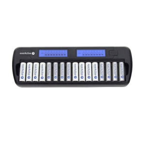 Ładowarka Ni-MH everactive NC-1600 na 16 akumulatorków