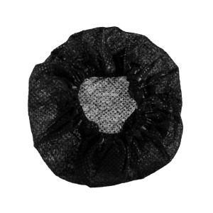 Sponge hygiene covers for microphone (100 pcs.) Czarny