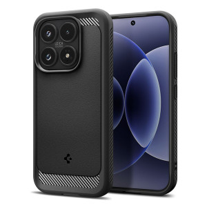 Etui ochronne Rugged Armor Spigen Matte Black Xiaomi 17