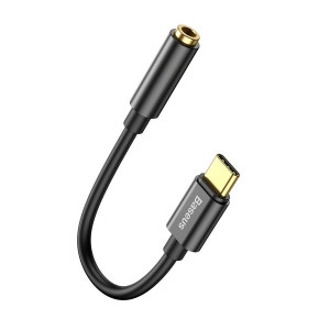 Adapter Audio Baseus L54 USB Type-C do Jack 3,5mm czarny