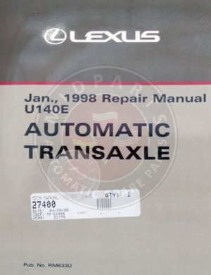 U140E Książka techniczna asb Lexus/Toyota