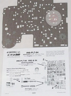 4L60/4L60E/4L65E Blacha sterownika 1993-94