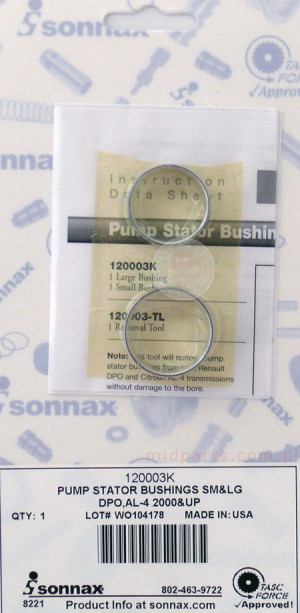 DP0/AL4 panewki statora pompy komplet 2000 - UP Sonnax