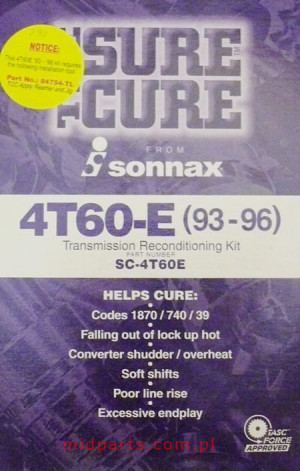 4T60E Sure Cure Zestaw do naprawy skrzyni 93-96