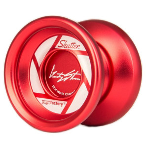 Yoyo dla Zaawansowanych YoYoFactory Shutter Czerwone