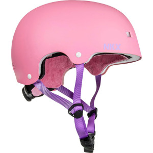 Kask Na Deskorolkę Hulajnogę NKX Brain Saver Różowo-Fioletowy