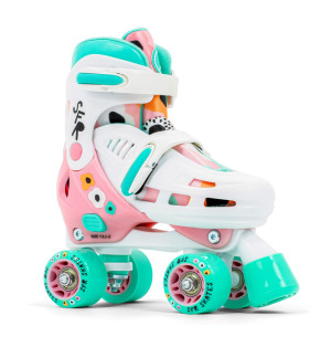 Wrotki regulowane dla dzieci SFR Storm V Adjustable Children's Quad Skates Flower