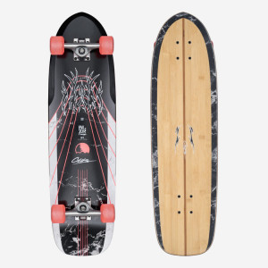 Deskorolka Cruiser Globe Blazer Fuego 32 Bamboo Czerwony 32.5"