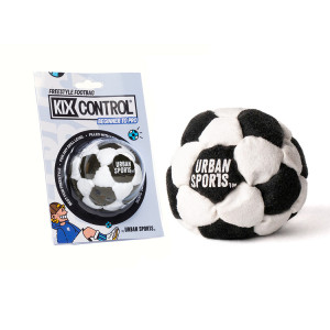 Zośka Footbag KIX Control by Urban Sports 32 Panele Czarno-Biały