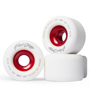Koła Blood Orange Morgan Pro Biało-Czerwony 70 mm 82A