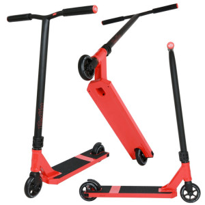 Hulajnoga Wyczynowa NKD Rally Stunt Scooter Czerwony wys. 85 cm