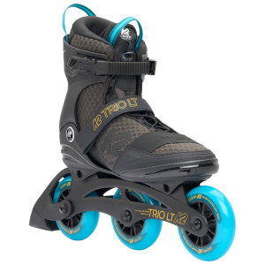 Rolki trójkołowe K2 Trio LT 100 M Men’s Inline Skates Czarno-Niebieski