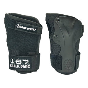 Ochraniacze na nadgarstki 187 Killer Pads Derby Slide-On Wrist Guard Czarny