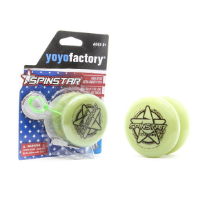 Yoyo Świecące Fluorescencyjne YoYoFactory Spinstar GLOW Yellow