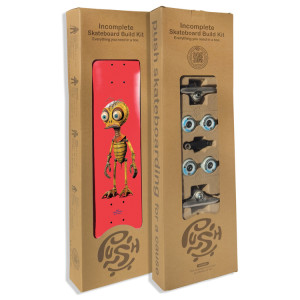 (Nie)kompletna deskorolka Push Bee Zombie First Push InComplete Czerwony 7.75”