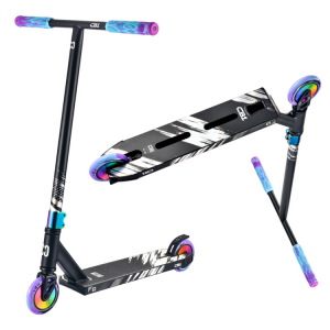 Hulajnoga Wyczynowa CORE CB1 Complete Stunt Scooter Czarny Neochrome wys. 79 cm