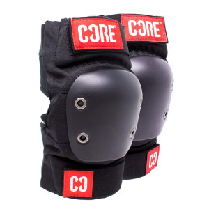 Ochraniacze na łokcie CORE Street Elbow Pads Czarno-Czerwony