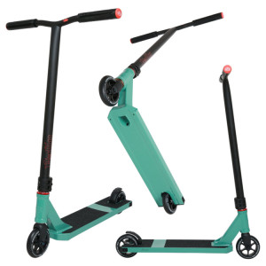 Hulajnoga Wyczynowa NKD Rally Stunt Scooter Zielony wys. 85 cm