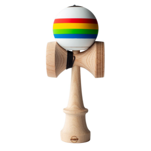 Kendama Sweets Kendamas Four Stripe Turbo Shape Vintage Biały