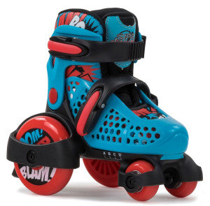 Wrotki regulowane dla dzieci SFR Stomper Adjustable Children's Quad Skates Niebiesko-Czarny