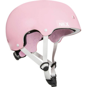 Kask Na Deskorolkę Hulajnogę NKX Brain Saver Różowy Brokat S