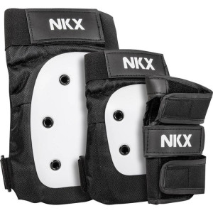 Zestaw ochraniaczy NKX 3-Pack Pro Czarno-Białe M