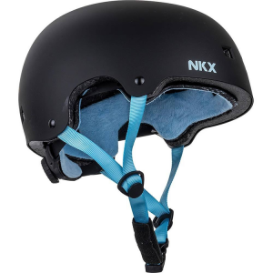 Kask Na Deskorolkę Hulajnogę NKX Brain Saver Czarno-Niebieski M